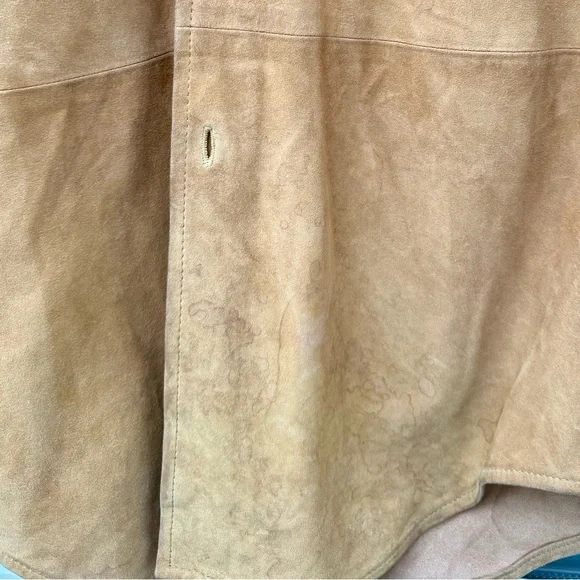 VTG Men’s Polo Ralph Lauren Carmel Suede Button Down sz M - Picture 2 of 15